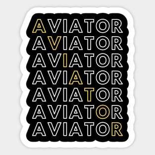 Aviator Sticker